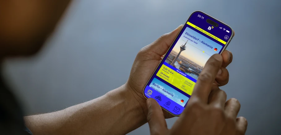 Die BERGFÜRST-App auf einem Handy
